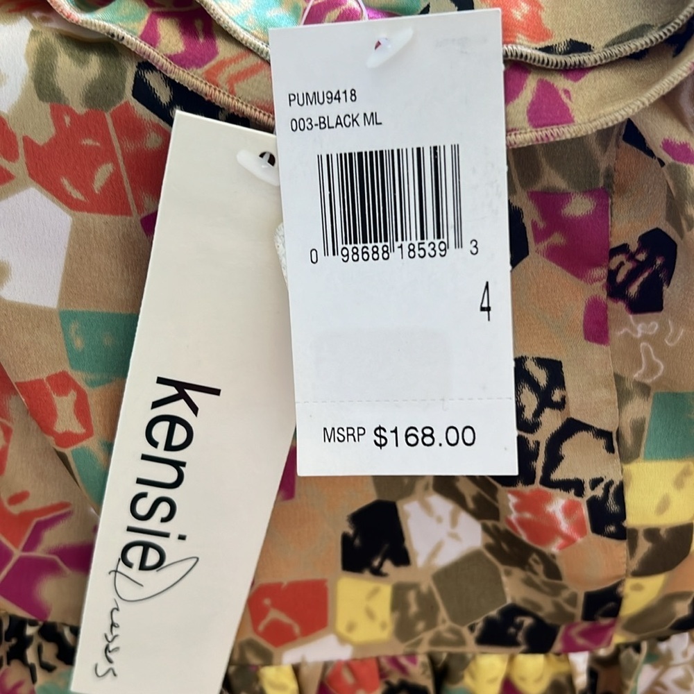 Kensie Dresses One-Shoulder Satin Dress, NWT - Picture 6 of 6